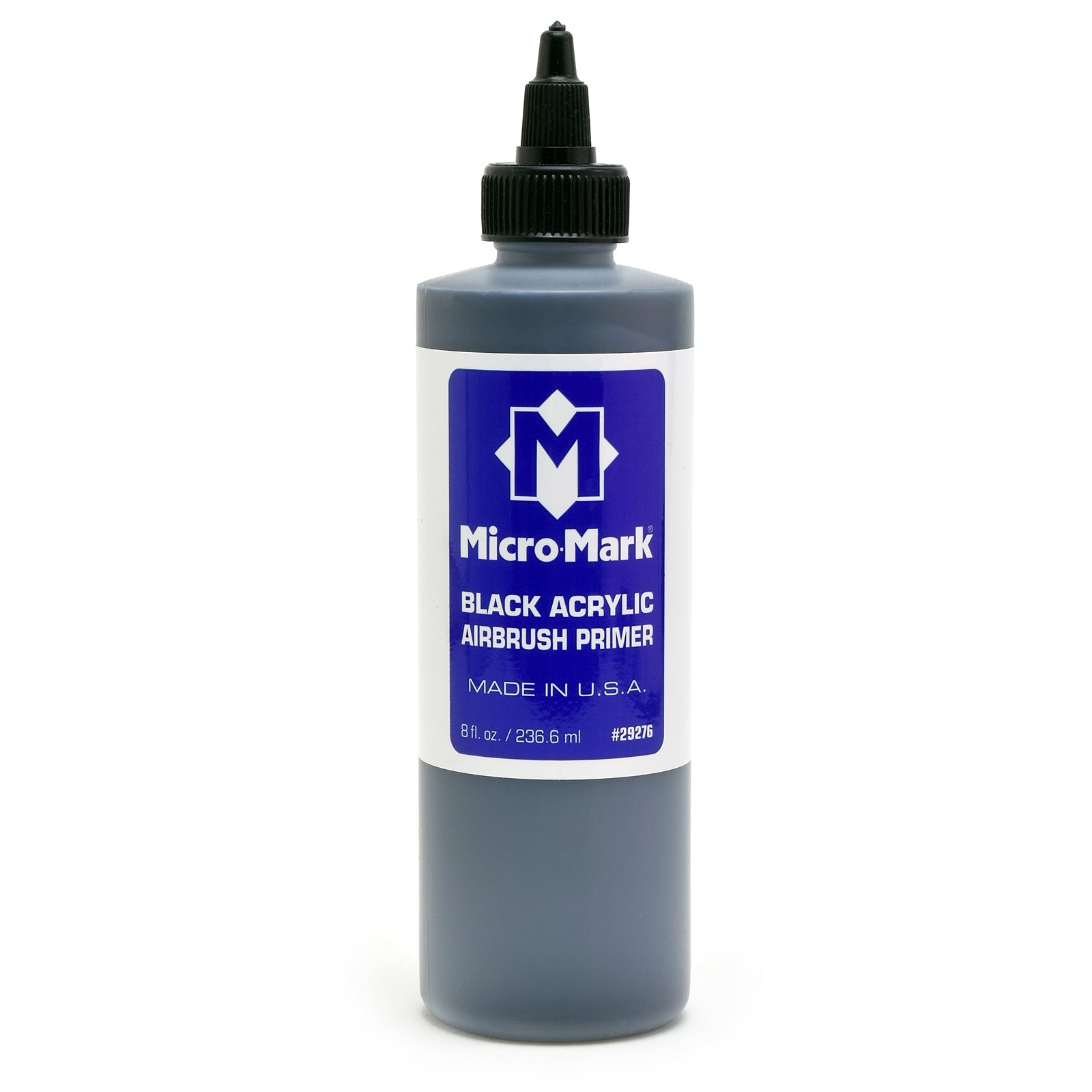 Micro - Mark Black Acrylic Airbrush Primer - Micro - Mark Primers