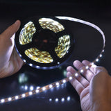 Bright White High Intensity LED Flexible Light Strip, 5 meters