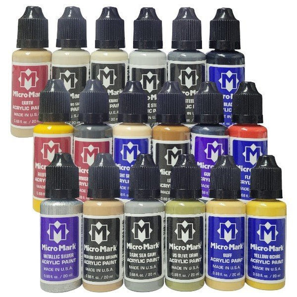 Color Micro Model Paints | Acrylics, Primers & Airbrush Colors | Micro-Mark