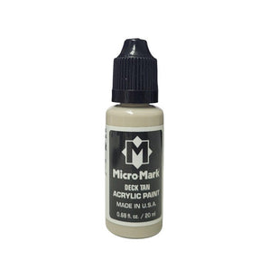 Micro-Mark Deck Tan Paint, 20ml