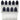 Micro-Mark Empty 20ml Paint Bottle, 9-Pack