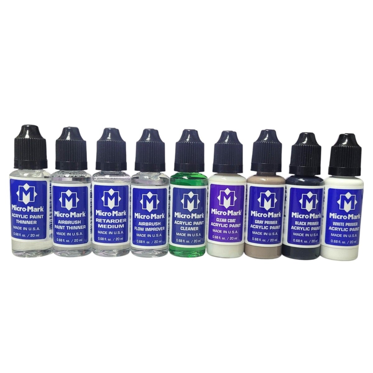 Essentials Acrylic Paint Set | Model & Miniatures Paint Kit | Micro-Mark