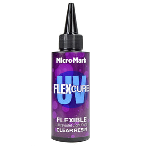 Micro-Mark FlexCure UV Clear Flexible Resin, 100ml