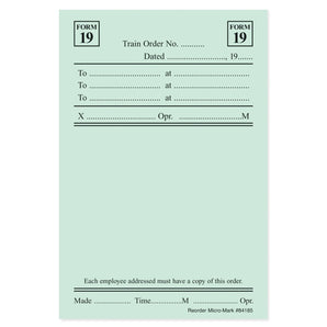 Form 19 (Pkg. of 5 Pads)