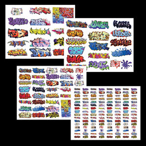 Micro - Mark Graffiti Decal Set