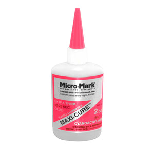 Micro-Mark Maxi-Cure Extra Thick Cyanoacrylate, 2 ounces