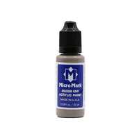 Micro-Mark Medium Gray Acrylic Paint, 20ml