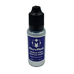 Micro - Mark Metallic Silver Paint, 20ml