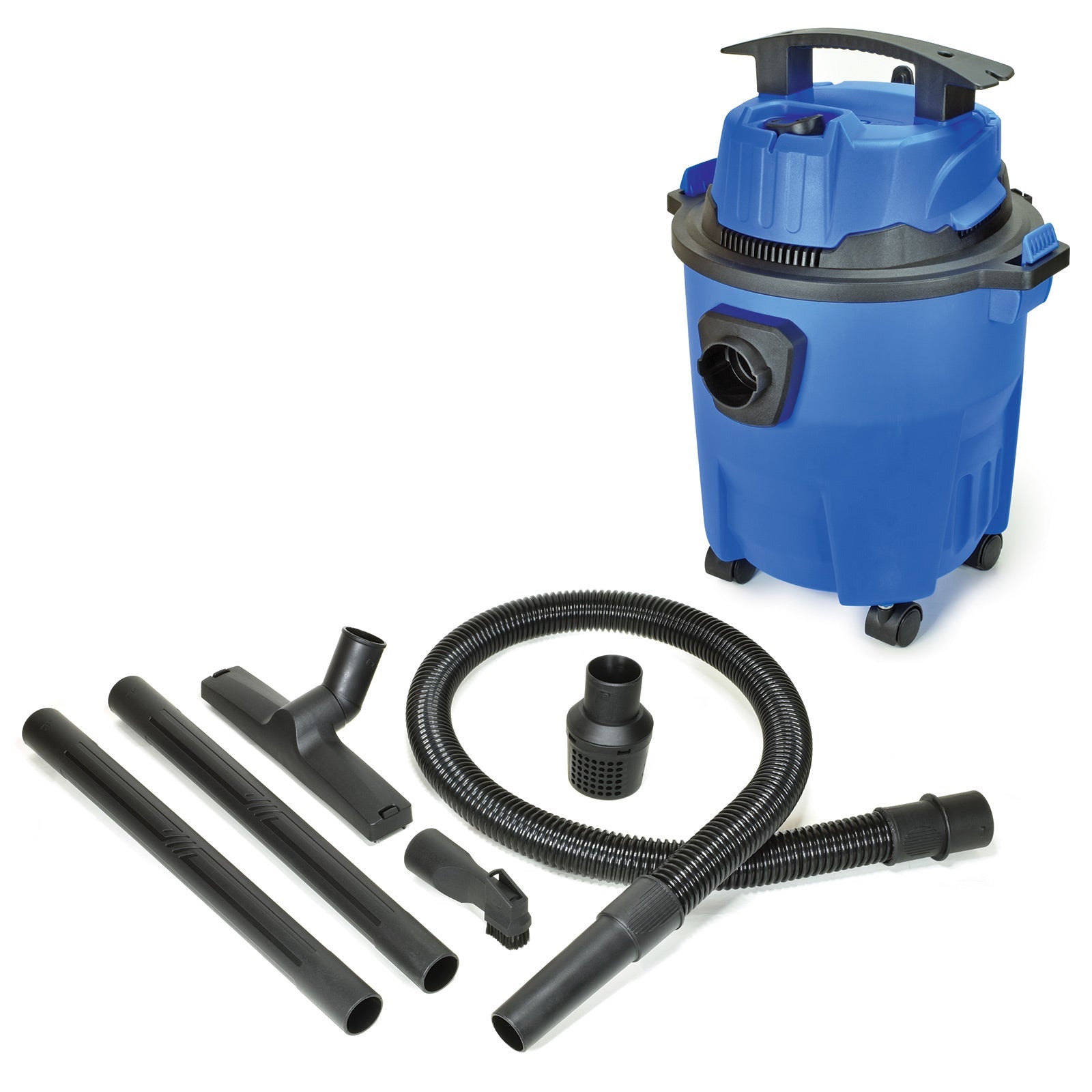 Micro - Mark Mini Wet/Dry Vacuum, 3 Gallon, 4 Horsepower, 4.0 HP AC, Blue