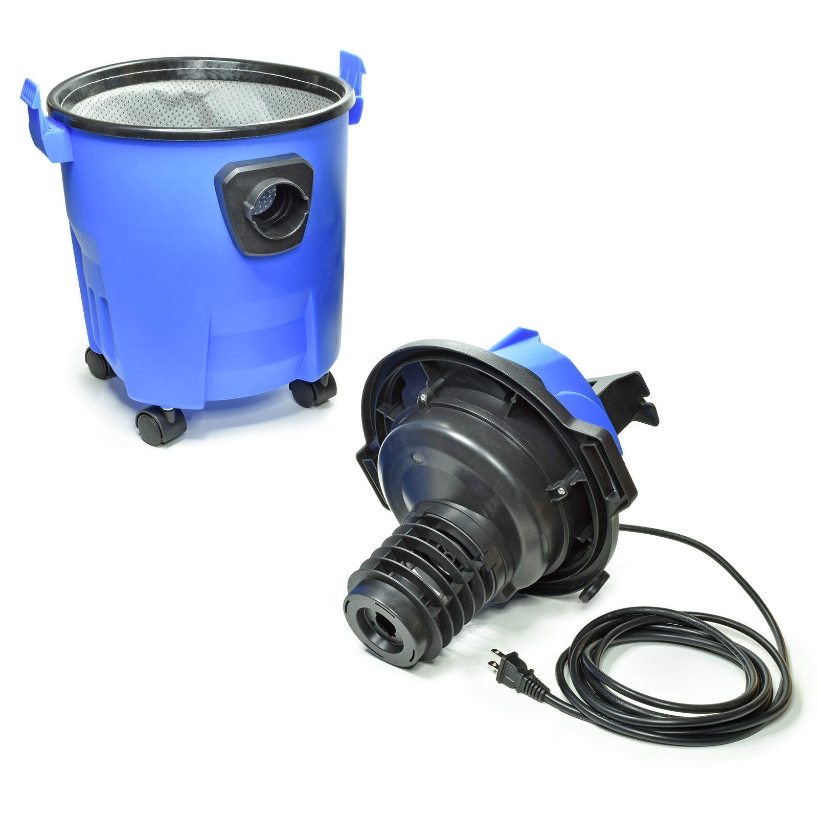 Micro - Mark Mini Wet/Dry Vacuum, 3 Gallon, 4 Horsepower, 4.0 HP AC, Blue