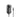 Black power adapter with plug on a white background