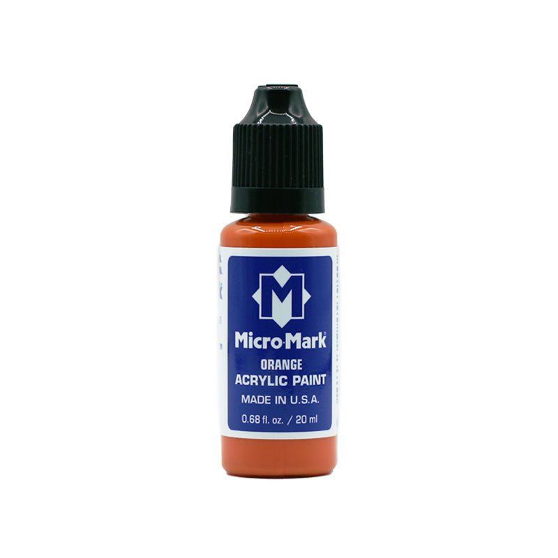 Micro - Mark Orange Acrylic Paint, 20ml - Micro - Mark Hobby Supplies