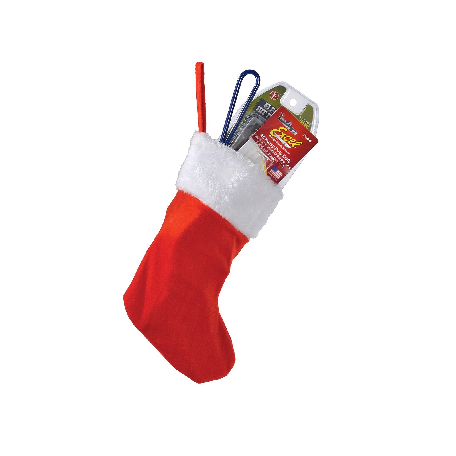 Micro - Mark Pre - Stuffed Holiday Stocking
