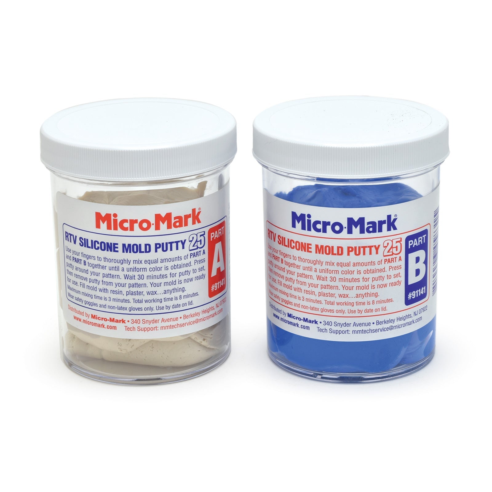 Micro - Mark RTV Silicone Mold Putty 25 (Soft) - Micro - Mark Hobby Supplies