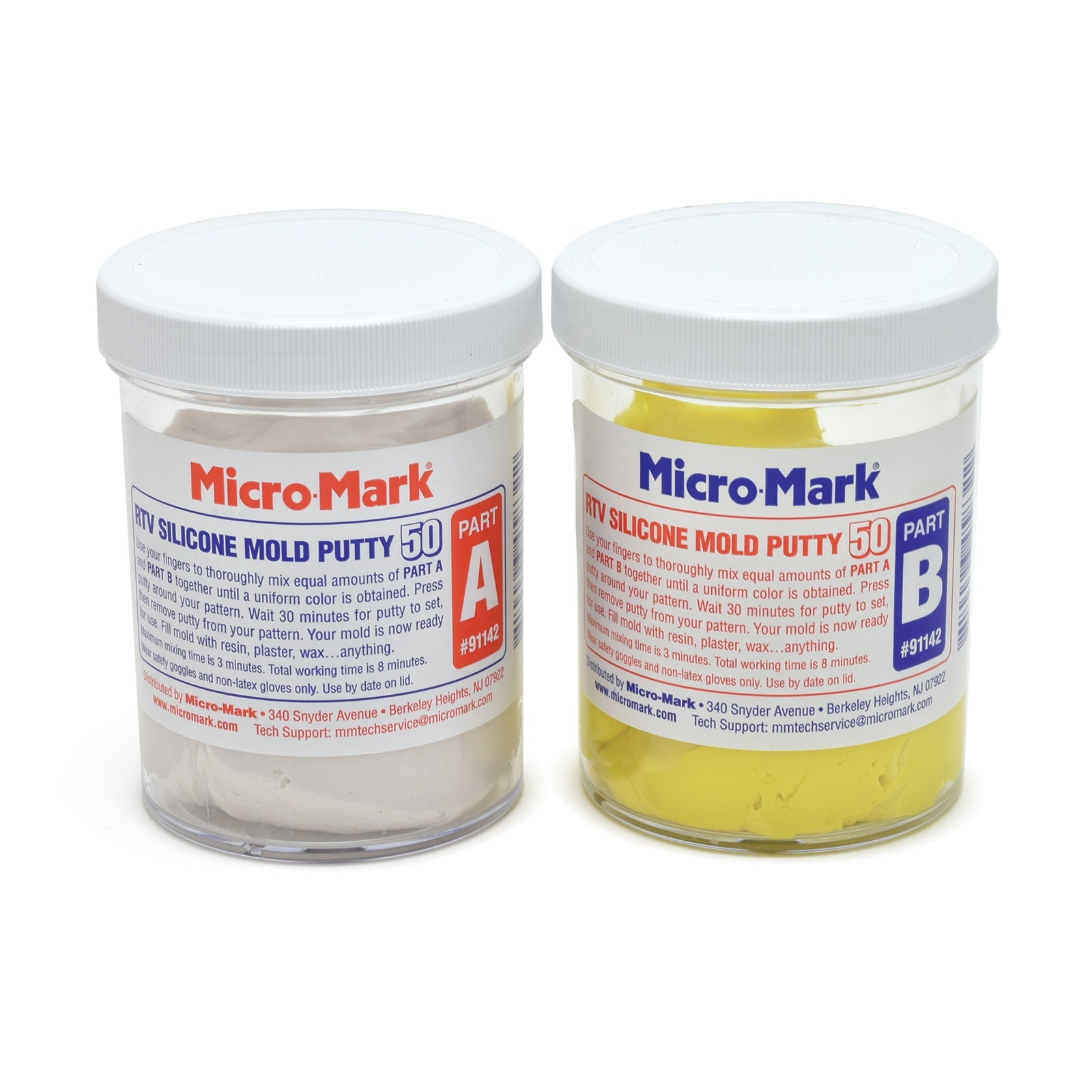 Micro - Mark RTV Silicone Mold Putty 50 (Hard) - Micro - Mark Hobby Supplies