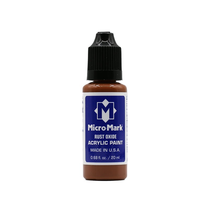 Micro - Mark Rust Oxide Acrylic Paint, 20ml - Micro - Mark Hobby Supplies