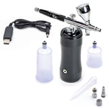 Micro - Mark Self - Contained Portable Broad - Spray Airbrush Set