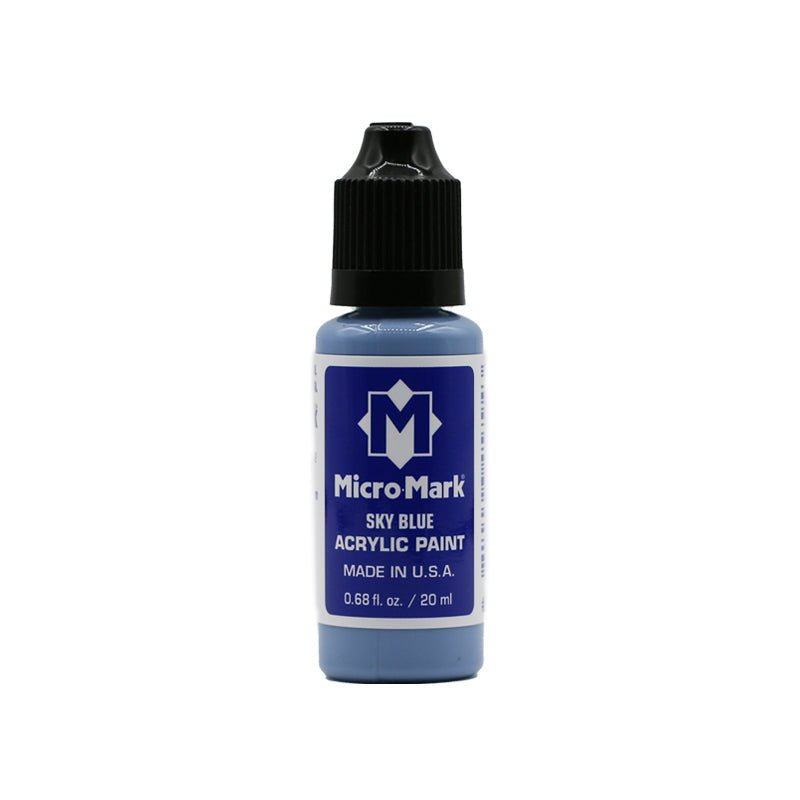 Micro - Mark Sky Blue Acrylic Paint, 20ml - Micro - Mark Hobby Supplies