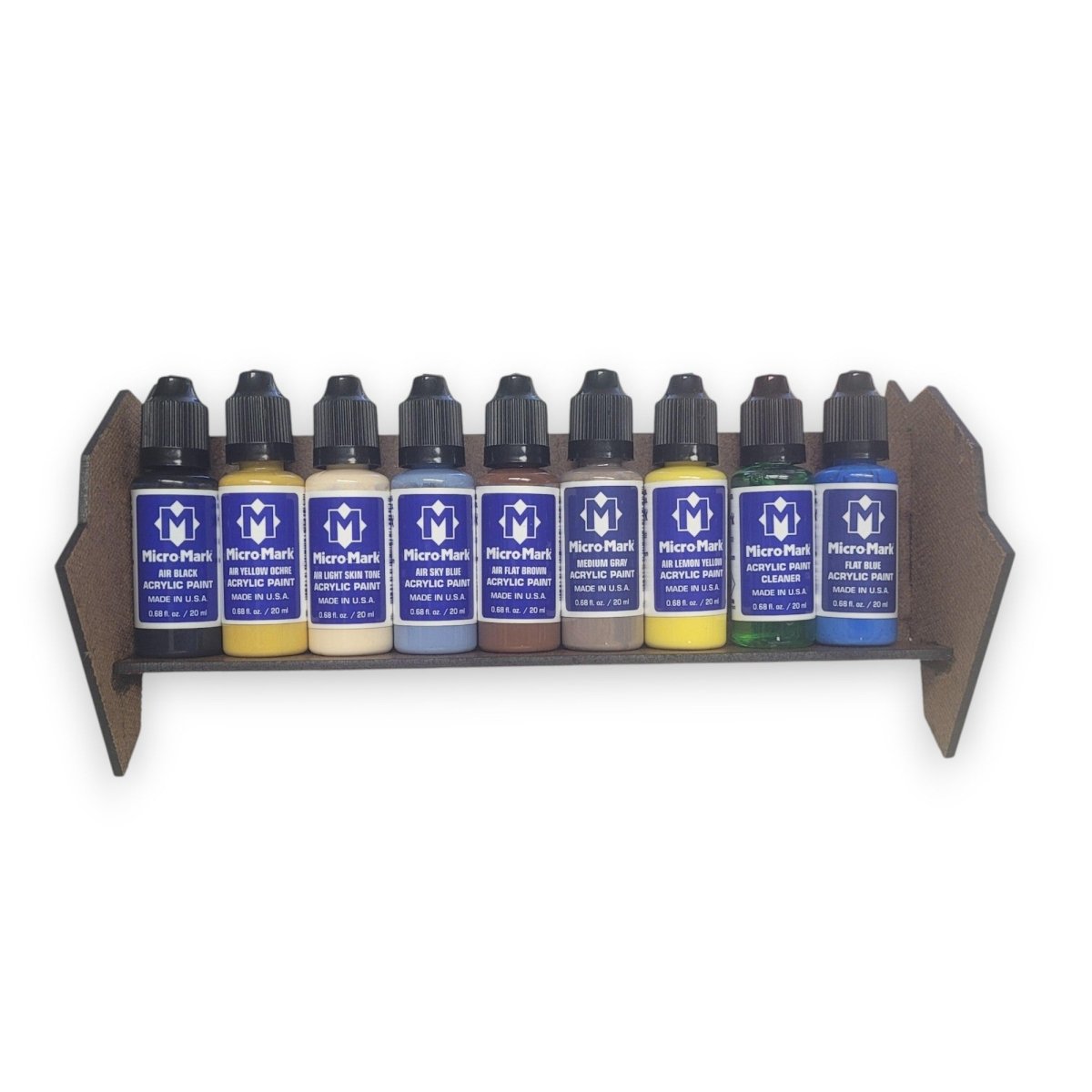 Stackable Paint Rack for Modelers | Paint Bottle Storage | Micro-Mark