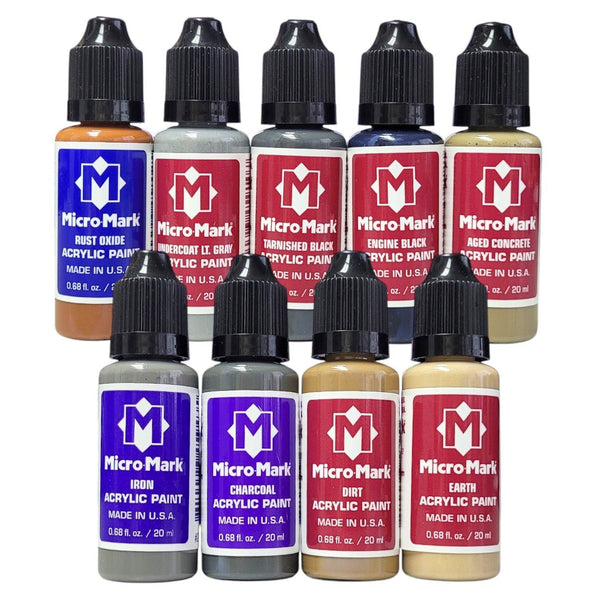 Color Micro Model Paints | Acrylics, Primers & Airbrush Colors | Micro-Mark