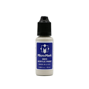 Micro-Mark White Acrylic Paint, 20ml