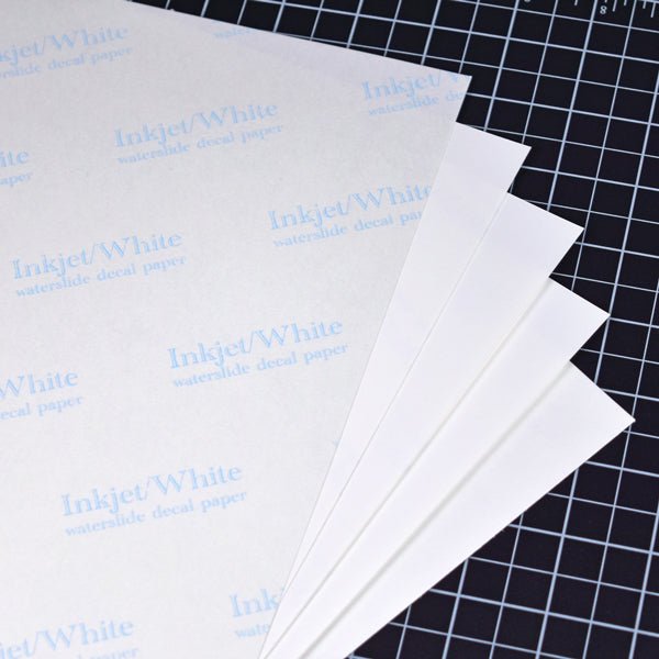 Micro-Mark White Decal Paper for Ink Jet Printers,  25pk