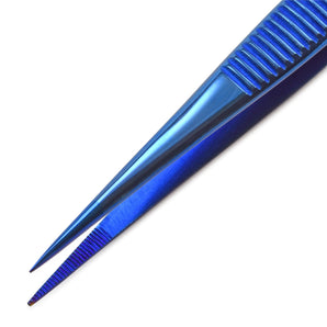 Micro Tweezer, Straight, Titanium Plated