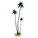 Microform Model's 7 1/4 Inch Paintable Metal Palm Trees 3pk