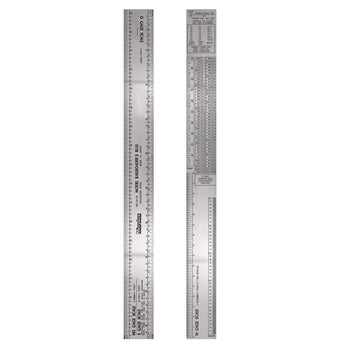 HO/N/O Gauge Scale Ruler | Model Railroad Scale Rule | Micro-Mark