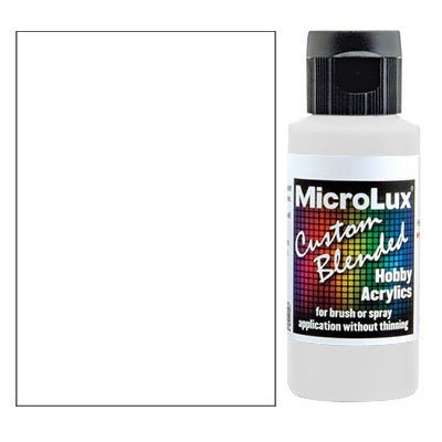 MicroLux Clear Flat Airbrush Paint, 2oz