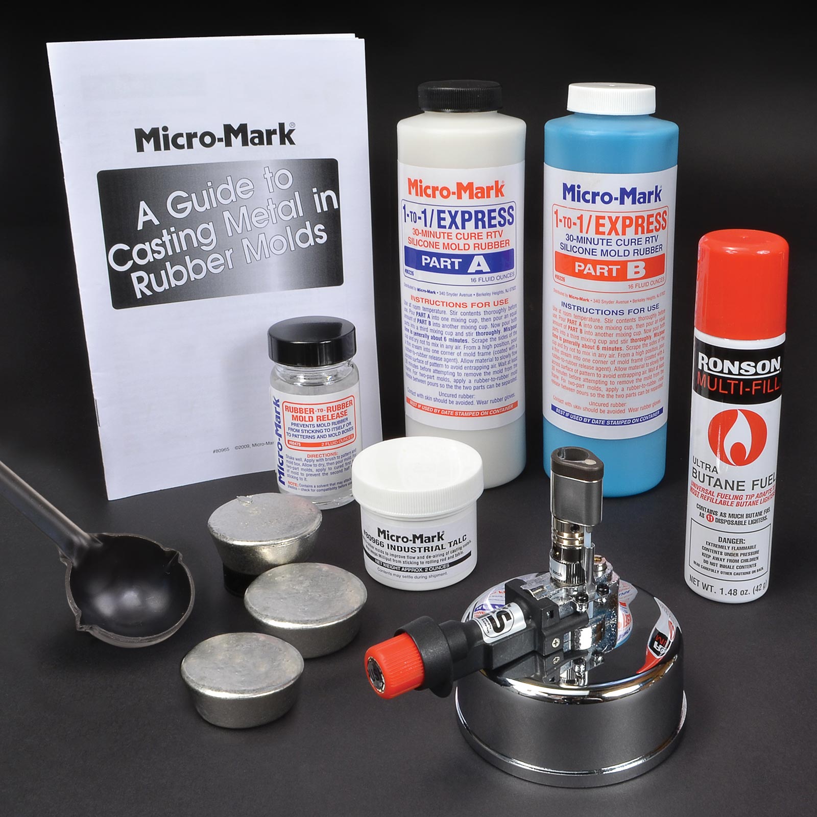 MicroLux® Mini Metal Foundry Super Value Package - Micro - Mark Metal Casting Molds