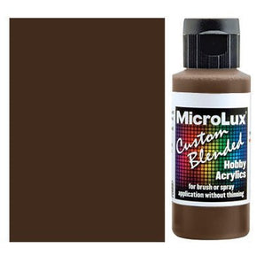 MicroLux Railroad Tie Brown Airbrush Paint,  2oz