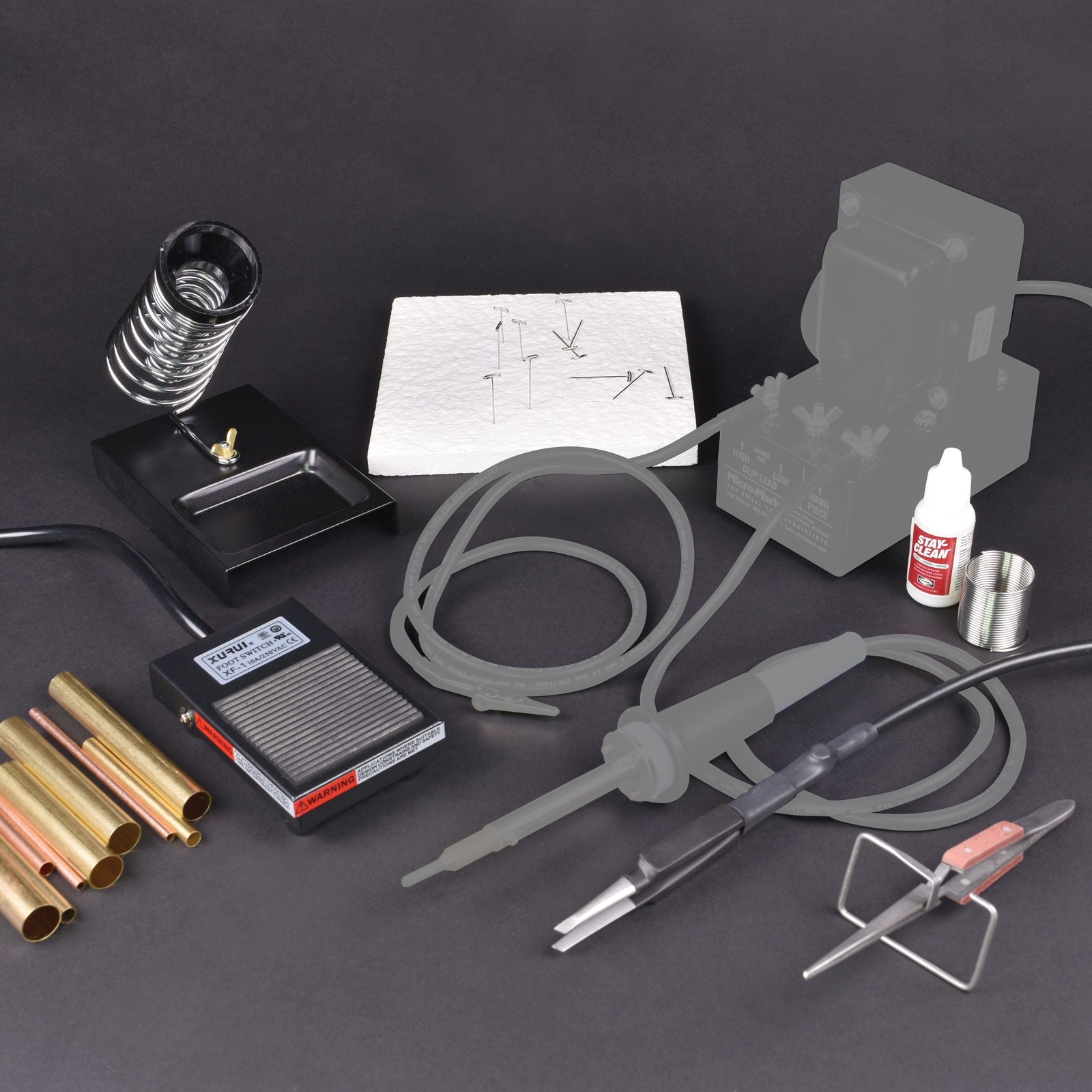 MicroLux® Resistance Soldering Accessory Value Package - Micro - Mark Solder & Flux