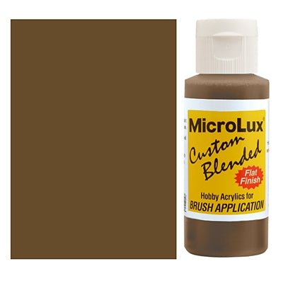 MicroLux Roof Brown Paint,  2oz