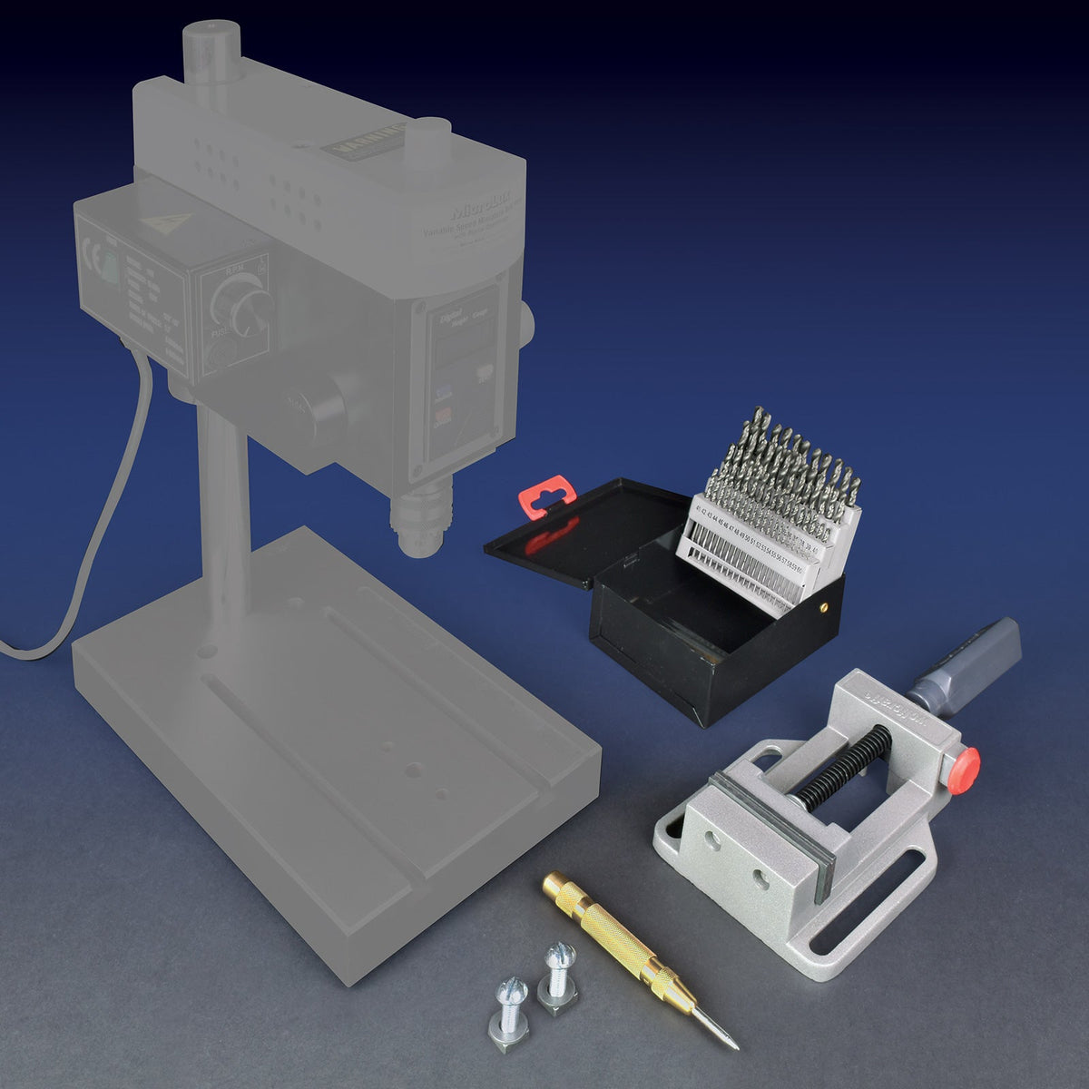 MicroLux® Variable Speed Drill Press Accessory Value Package – Micro-Mark