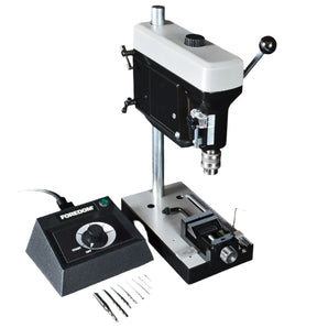 MicroLux® Variable Speed Mini Drill Press Super Value Package