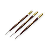 Micron Paint Brush Set 7 ( Includes 15/0 Detailer , 15/0 Shader Flat, 15/0 Pointed Flat)