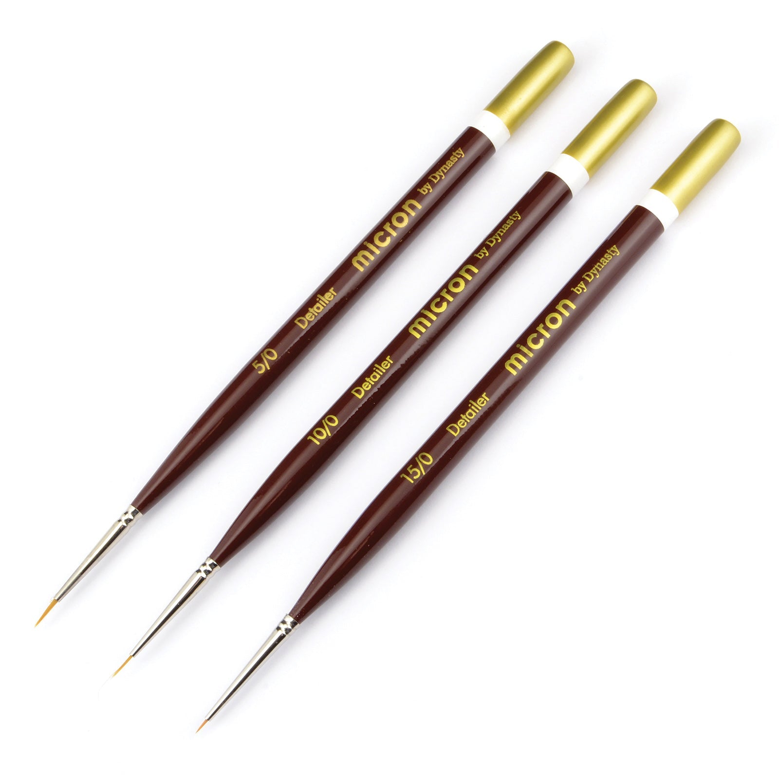 Micron Paint Brush Set No. 1 (includes Detailers 15/0, 10/0, 5/0) - Micro - Mark Paint Brushes
