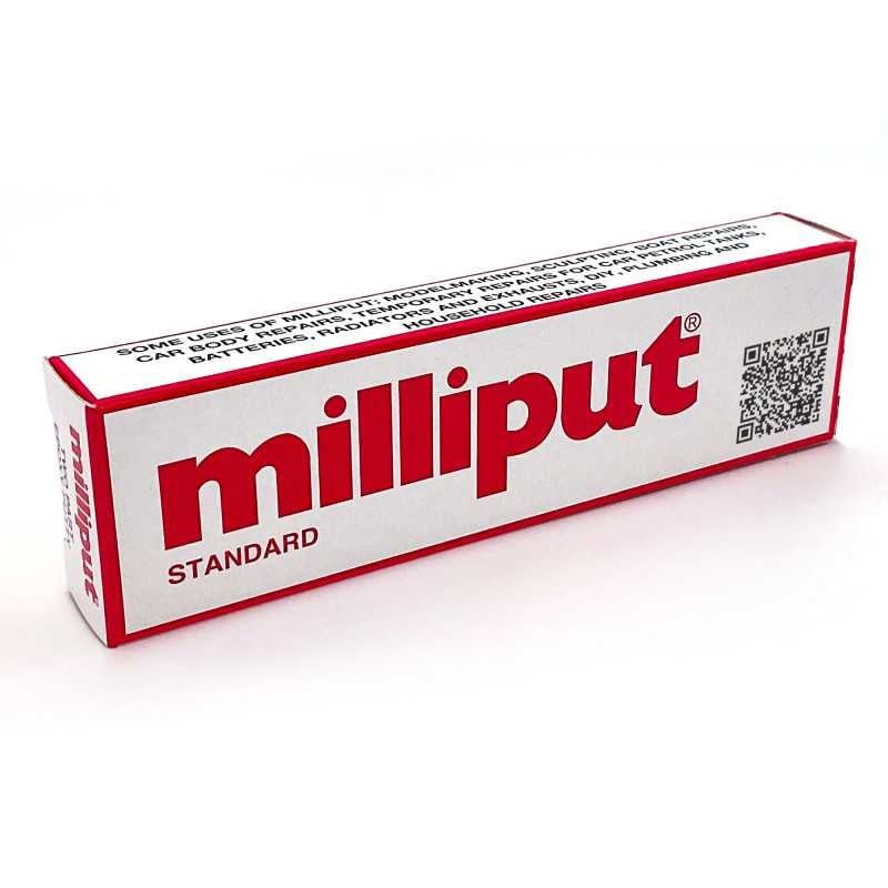 Milliput® Standard Yellow - Grey Two Part Epoxy Putty, 4 oz.