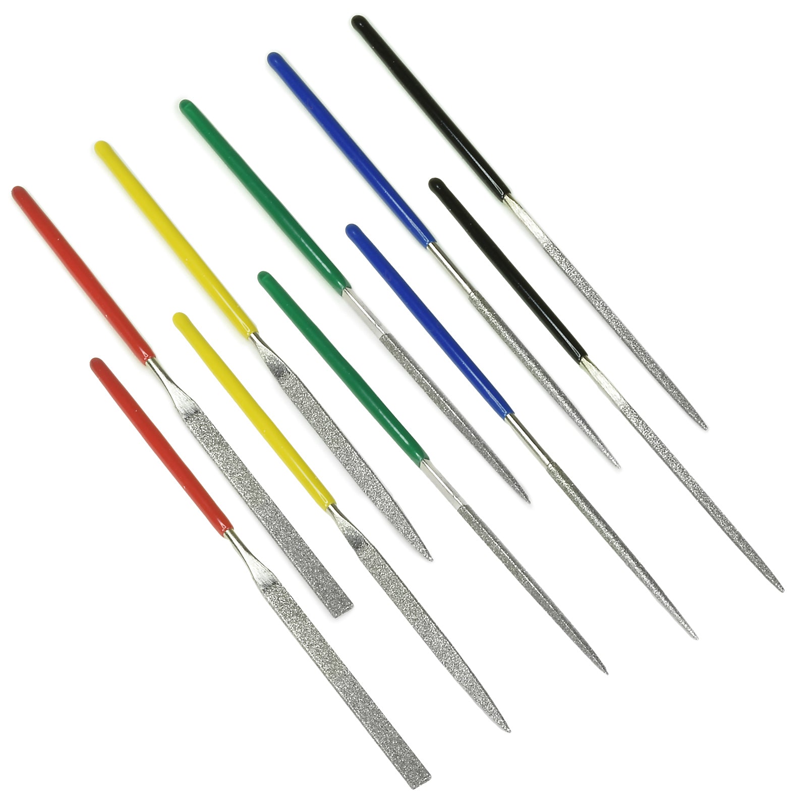 Mini Diamond Needle Files, Set of 10 – Micro-Mark
