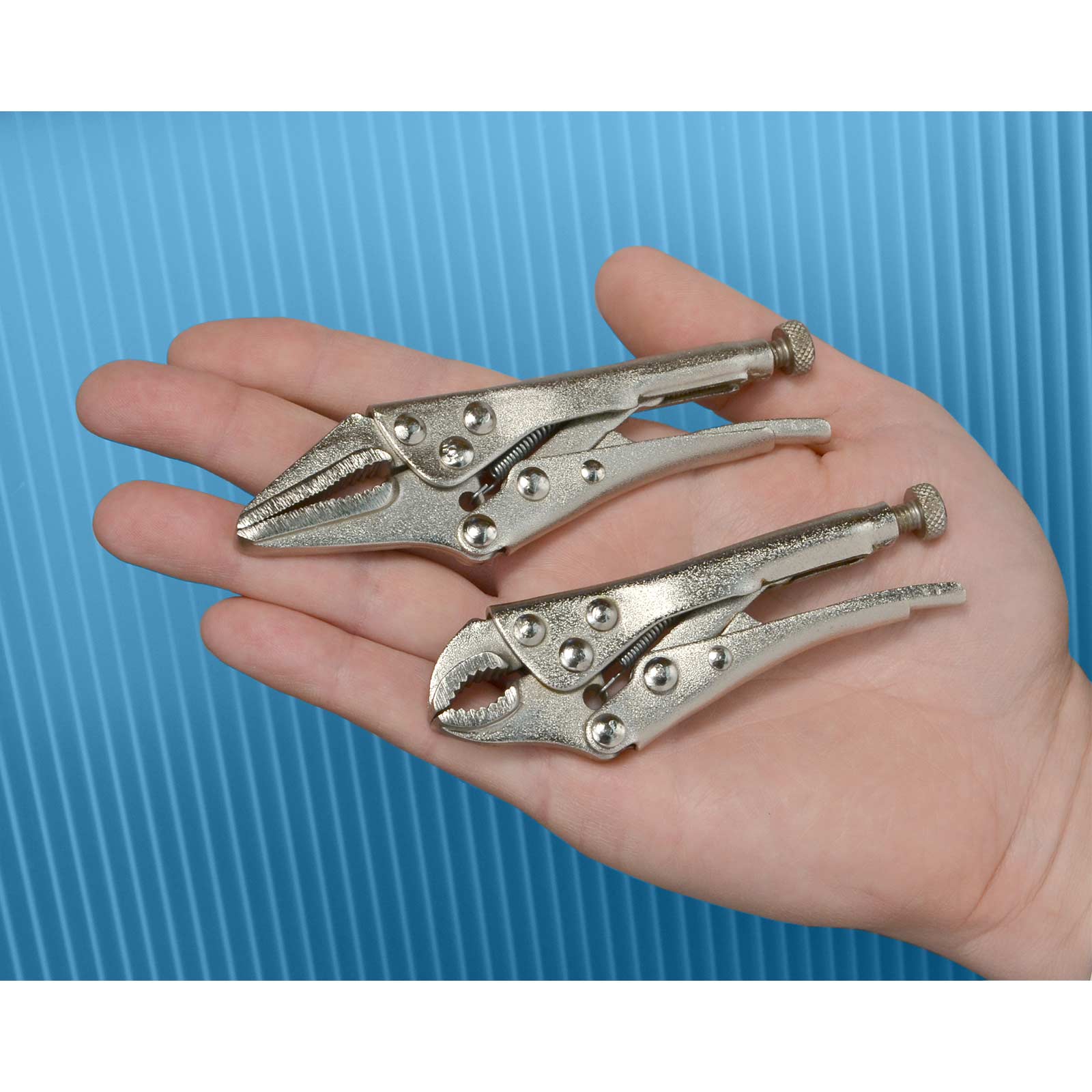 Mini Locking Pliers, set of 2 - Micro - Mark Nippers