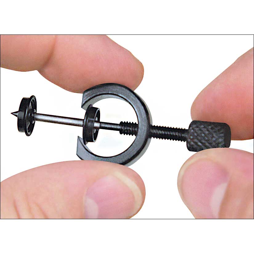 Miniature Gear and Wheel Puller, 9/32 Inch - 9/16 Inch Capacity - Micro - Mark Mini Hand Tools