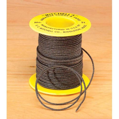 Cordon Abrasif Rond Mitchell 49 - Oxyde D'Aluminium Grain 120, Diamètre 208,3cm X 15,2m