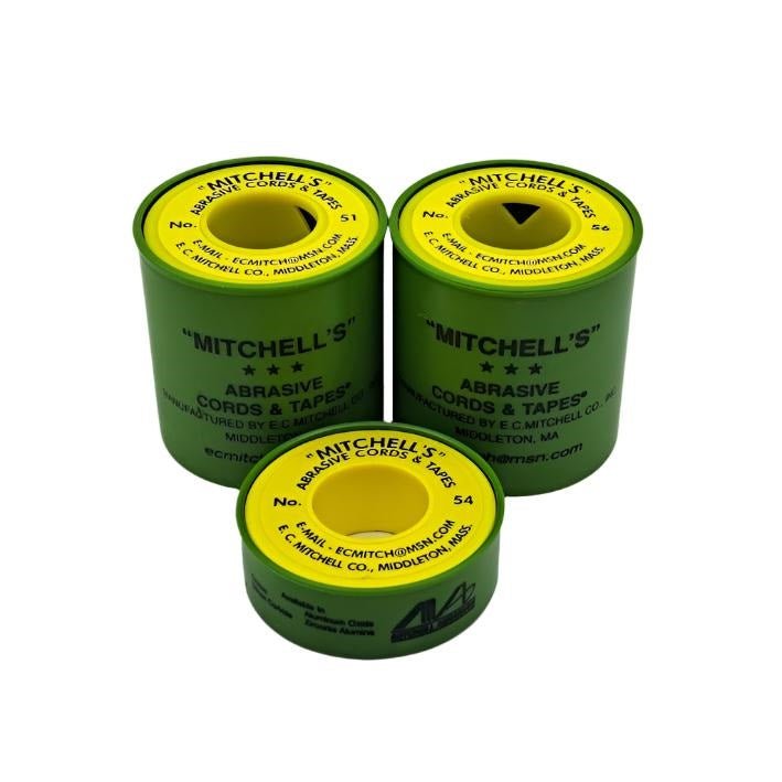 Mitchell's Abrasive Cord And Tape 3 Spool Set – Micro-Mark