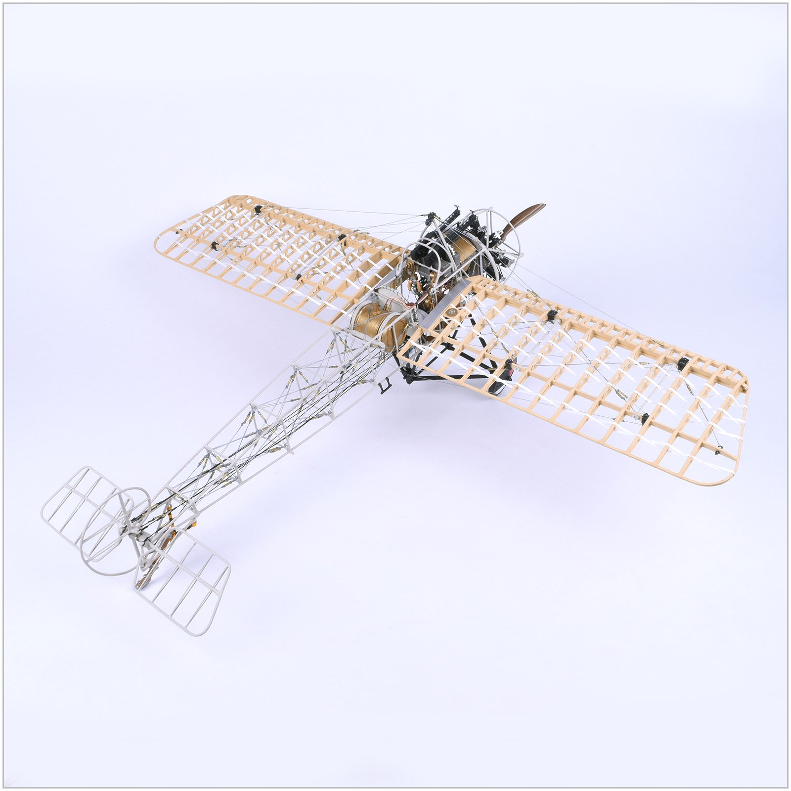 Model Airways Fokker Eindecker E - IV Wooden Model Aircraft Kit, 1/16 Scale - Micro - Mark Scale Model Kits