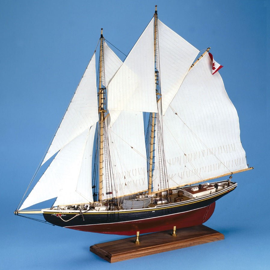 Model Shipways Bluenose Canadian Fishing Schooner Wood & Metal Kit, 1:64 Scale - Micro - Mark Scale Model Kits