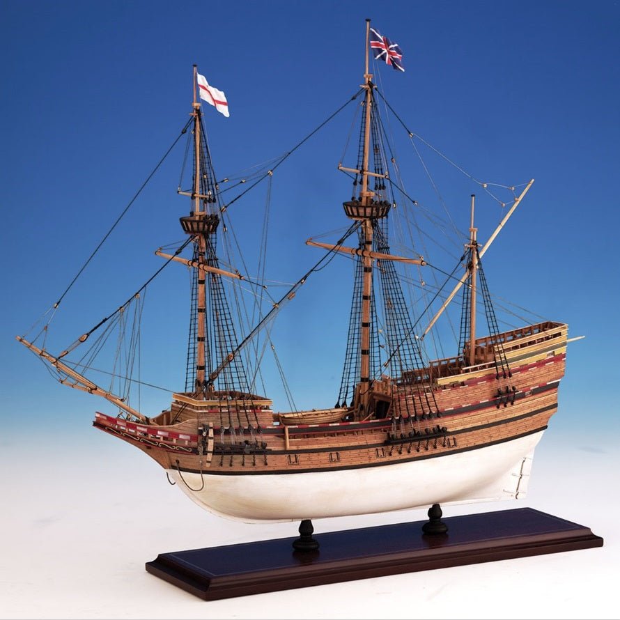 Model Shipways Mayflower "Pilgrim's Pride", 1620 Wood & Metal Kit, 1/76 Scale - Micro - Mark Scale Model Kits