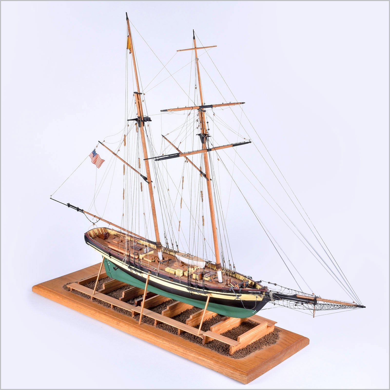 Model Shipways #MS2120 Pride of Baltimore 2 Ship Kit, 1/64 - Micro - Mark Scale Model Kits
