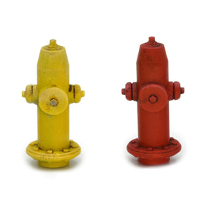 Modern Fire Hydrant,  O Scale, by Scientific, Pack of 10