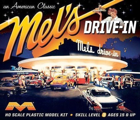 Moebius Models® "Mel's Drive - In" Plastic Model Kit, HO Scale